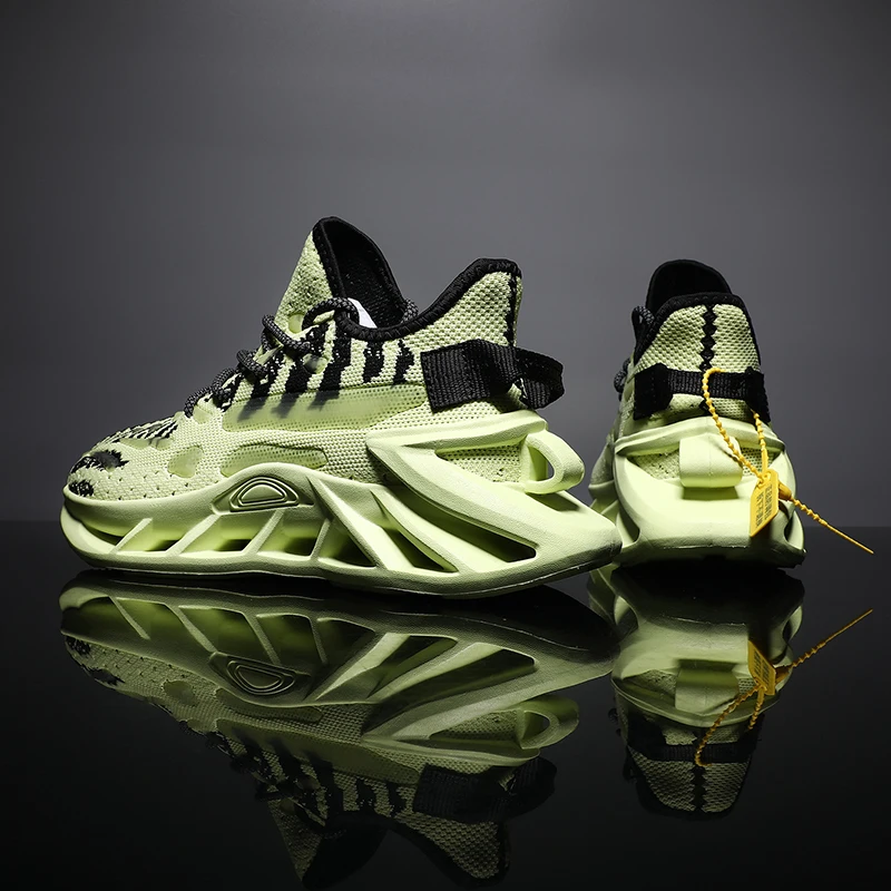 

Blade Running Shoes for Men Breathable Sneakers Design Antiskid Damping Outsole Good Quality Sport Shoes Training Jogging Shoes