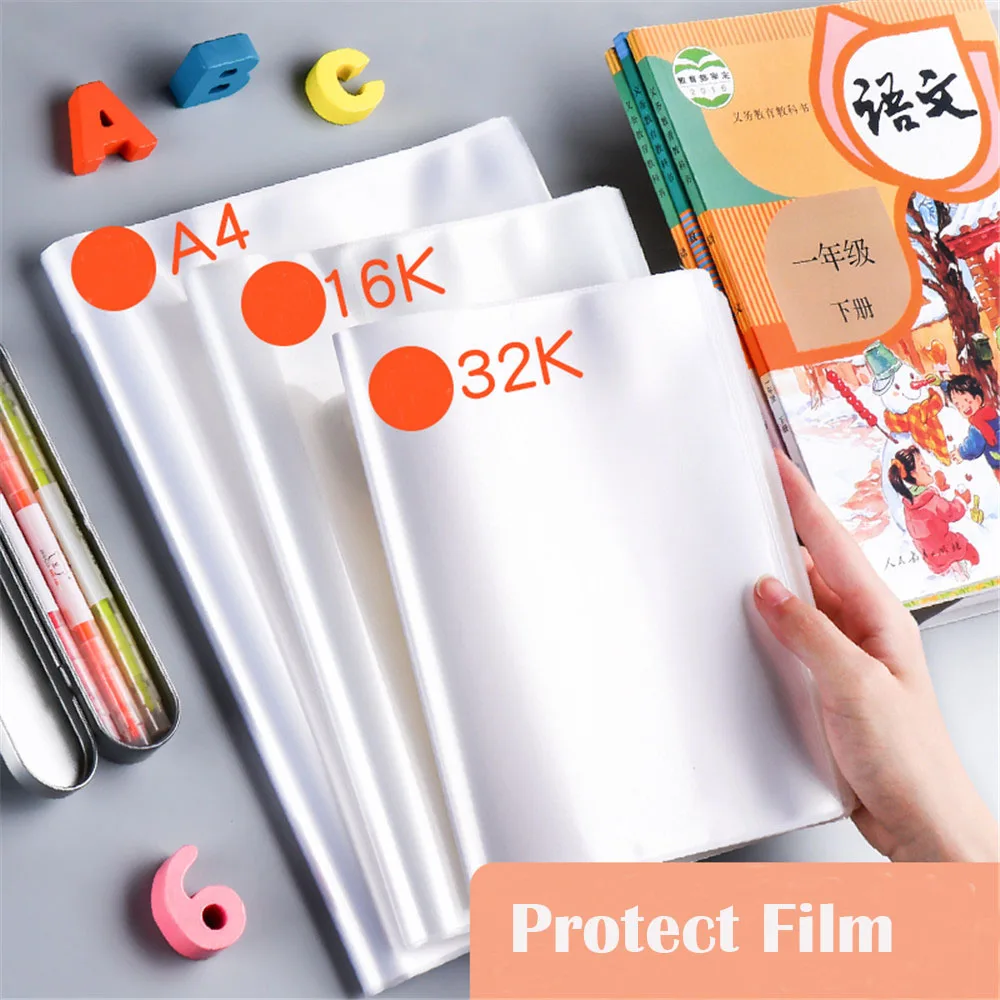 10 blätter A4 A5 B5 Notebook Abdeckungen Selbst-adhesive Buch Abdeckung Wasserdichte Planer Buch Fall für Studenten Verpackung Filme protector