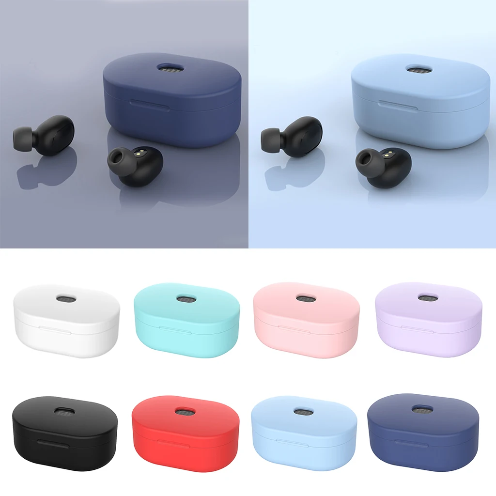Силиконовый защитный чехол для Xiaomi Redmi Airdots зарядное устройство зарядки TWS Bluetooth