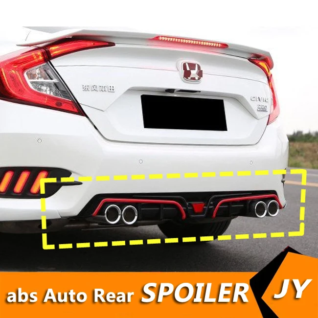Для Honda Civic Body kit спойлер- для Civic BCK ABS задний спойлер передний бампер диффузор защитные бамперы
