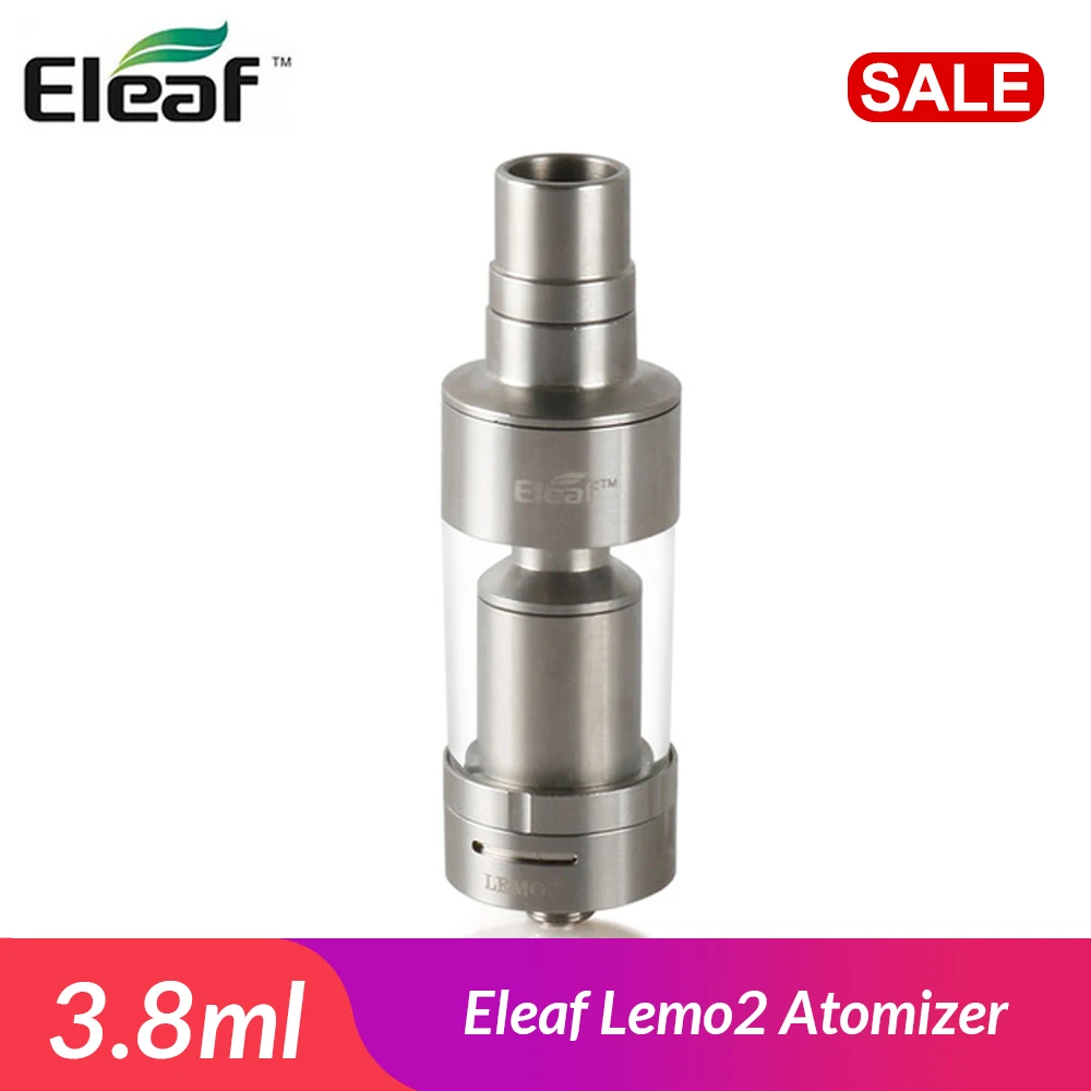 Оригинальный атомайзер Eleaf Lemo2 бак 3 8 мл перестраиваемый боковая заправка lemo 2 RBA