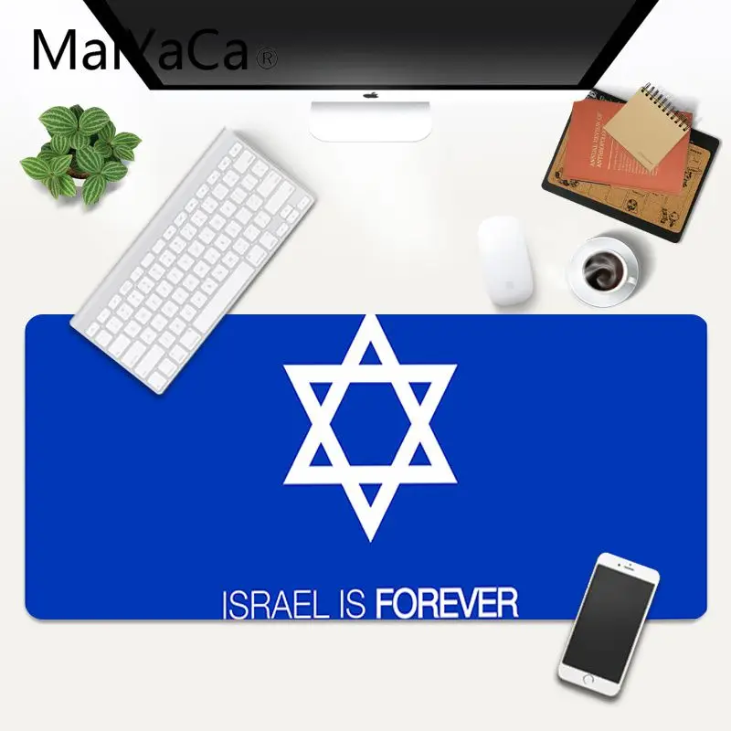 MaiYaCa новый коврик для мыши с принтом флага Израиля игровые коврики игровой xl xxl