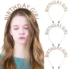 Повязка на голову с надписью Happy Birthday Girl