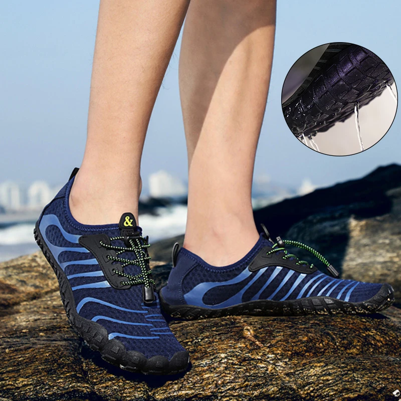 Мужская водонепроницаемая обувь Обувь для плавания Летняя Aqua Пляжные кроссовки