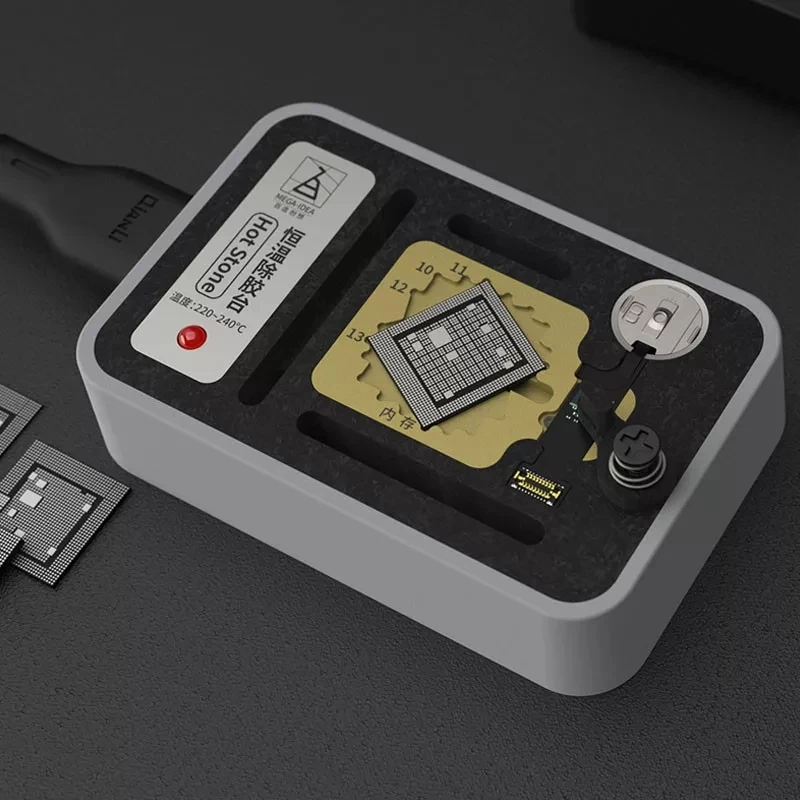 Фиксатор QIANLI Hot Stone 3 в 1 с постоянной температурой для IPHONE 7-11 Pro Max процессор сканер