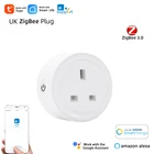 Умная розетка eWeLink Tuya 10A ZigBee, мини-розетка для AlexaSamsung SmartThings, устройство для голосового управления AlexaEcho