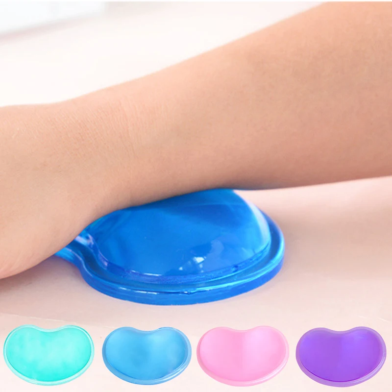 Translucent Gel Silicone Wavy Mouse Pad Wrist Rest Support For Computer Laptop | Компьютеры и офис