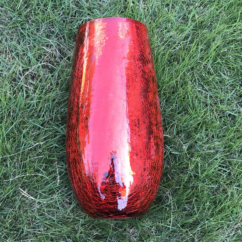 Стеклянная ваза гальваническое покрытие Золотая стеклянные вазы для цветов