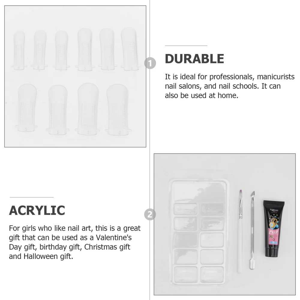 

1 Set of Manicure Nail Extension Phototherapy Nail Art Supplies