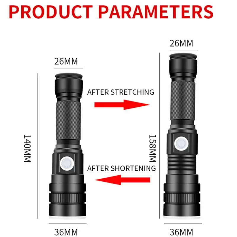 Самый мощный фонарик Xhp50 с usb зумом светодиодный фонарь онарик аккумулятором xhp50