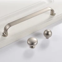 silver handle zinc alloy handle kitchen furniture handles and knobs wine cabinet handles round drawer knobs