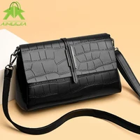 fashion women stone pattern handbag high quality female shoulder bags 2021 new luxury designer pu leather female messenger bag