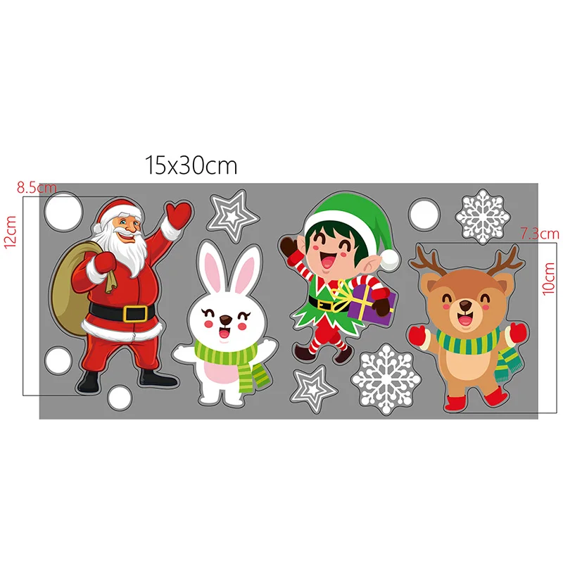 

Christmas Snowflake Window Sticker Christmas Wall Stickers Room Wall Decals Christmas Decorations For Home New Year Decoration