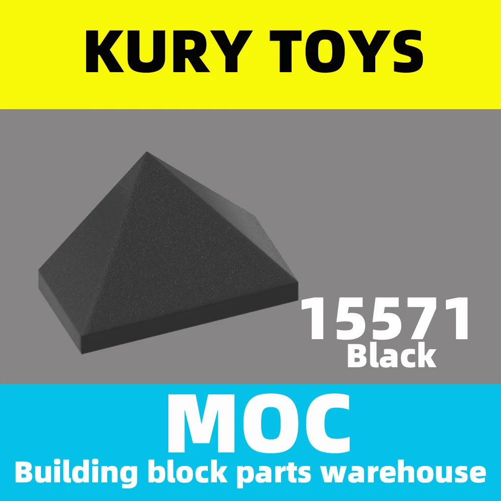 

Kury Toys DIY MOC для 15571 100 шт. строительных блоков, части для склона 45 2x1, тройной с нижним держателем для игрушечного кирпича