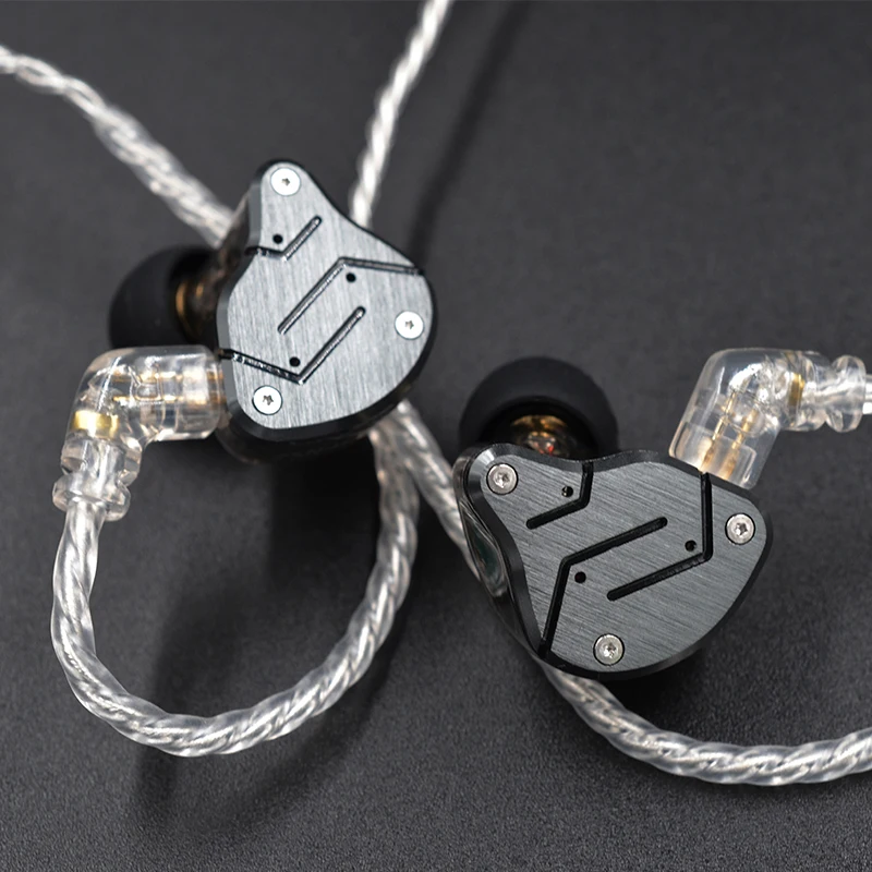 Кабель гарнитура KZ ZSN с посеребренным покрытием улучшенный провод золотым 2PIN