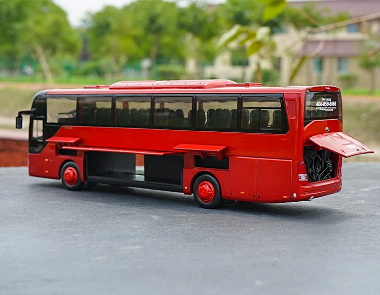 Оригинальная коробка 1:43 Масштаб Китай YuTong автобус туристическая машина литые игрушечные модели ZK6122H детские подарки