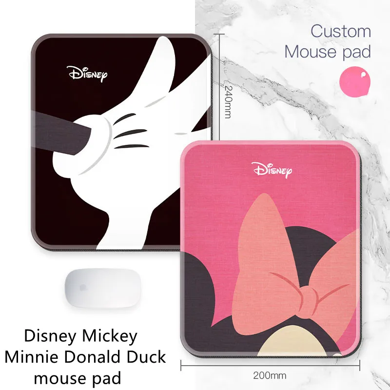 Office Computer Desk Mat Table Keyboard Big Mouse Pad Felt Laptop Cushion Non-slip Gamer Mousepad Mickey Donald Duck | Компьютеры и
