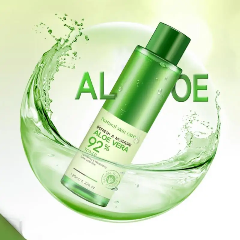120 мл Увлажняющий Витамин С Натуральный Тоник для лица алоэ вера гель VC уход за кожей Осветляющий пор тоник корейский