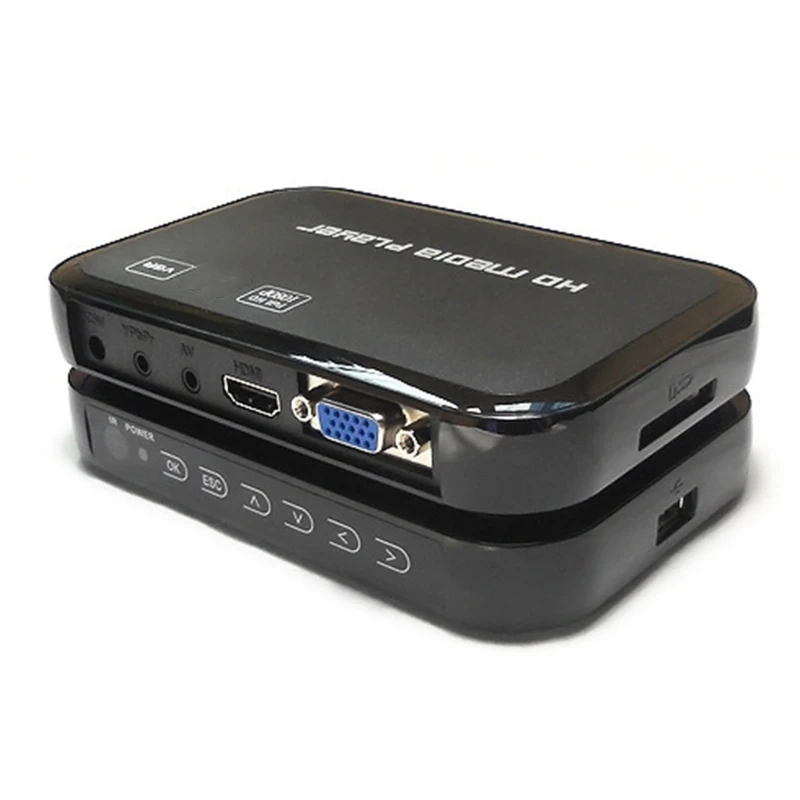2022 новый внешний мини-жесткий диск Full 1080P USB с поддержкой SD MMC U диска MKV AVI
