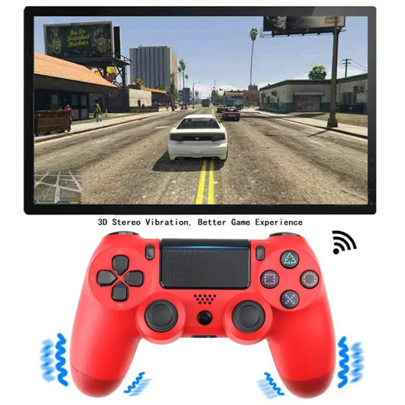 for ps4 controller bluetooth compatible vibration gamepad for playstation 4 detroit wireless joystick for ps4 games console free global shipping