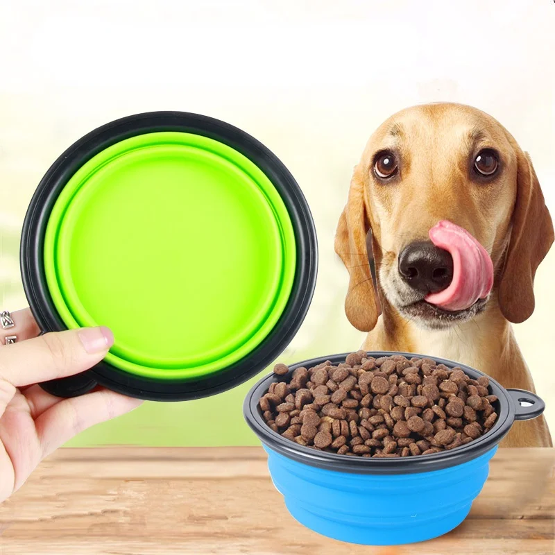 

1PCS Portable Dog Bowls Collapsible Dog Bowls for Travel Dog Portable Water Bowl for Dogs Dish for Traveling Camping Walking