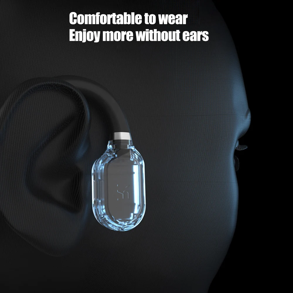 Наушники с костной проводимостью Bluetooth 180 градусов вращающиеся свободные руки