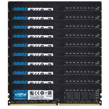 Cruclal 10PCS DDR4 8GB RAM Desktop Memory 8GB PC4-21300 ddr4 ram DIMM 2666MHz RAM 1.2V 288PIN NON ECC DDR4 ram Desktops ram DDR4