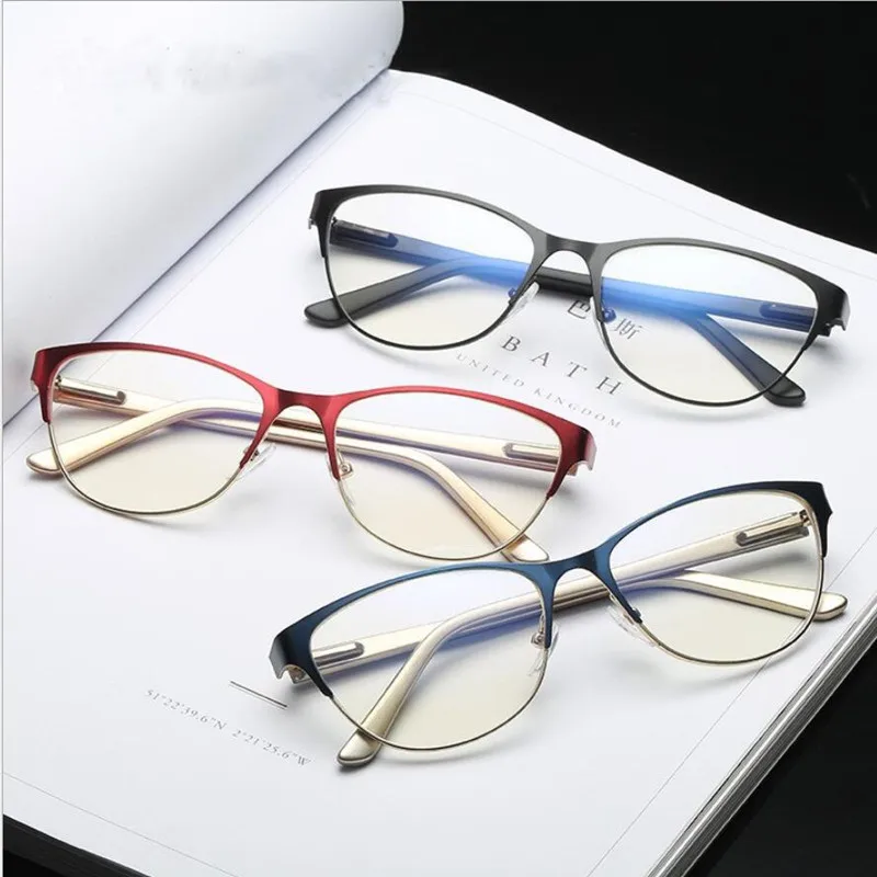 Women Men Optical Computer Cat Eye Reading Glasses Ultralight Mirror Presbyopia Eyewear Anti-Reflective Reader R8011 | Аксессуары для