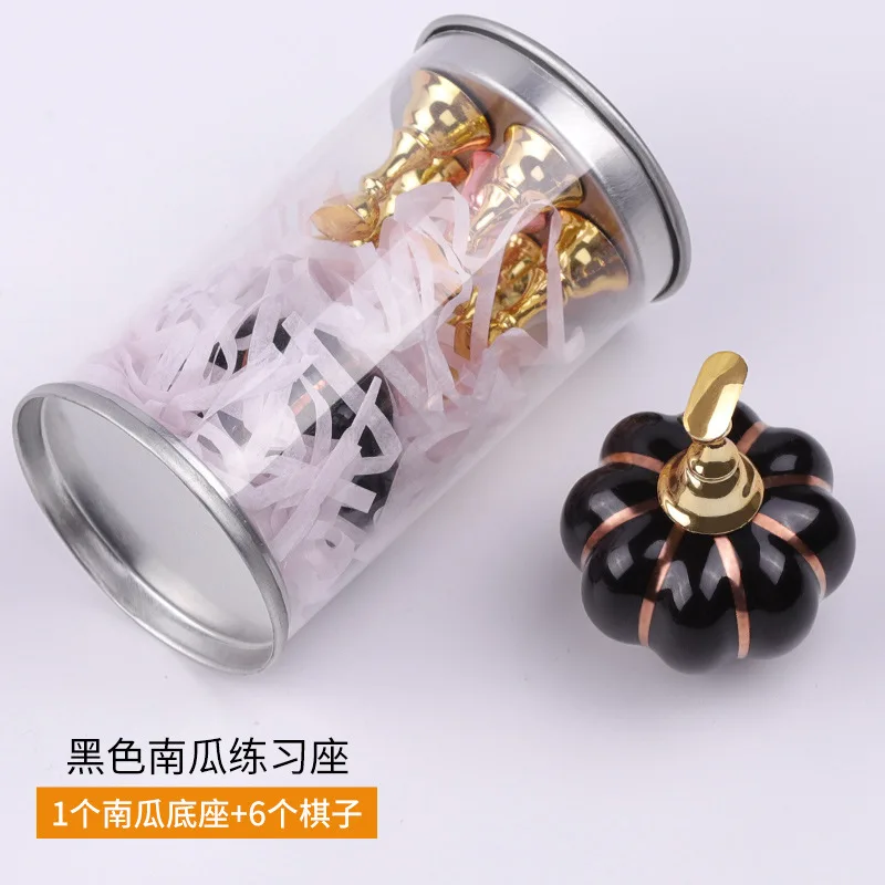 

1Pc Magnetic Nail Holder + 6 Tips Practice Training Display Stand Crystal Holders Alloy False Nails Showing Shelf Manicure Tools