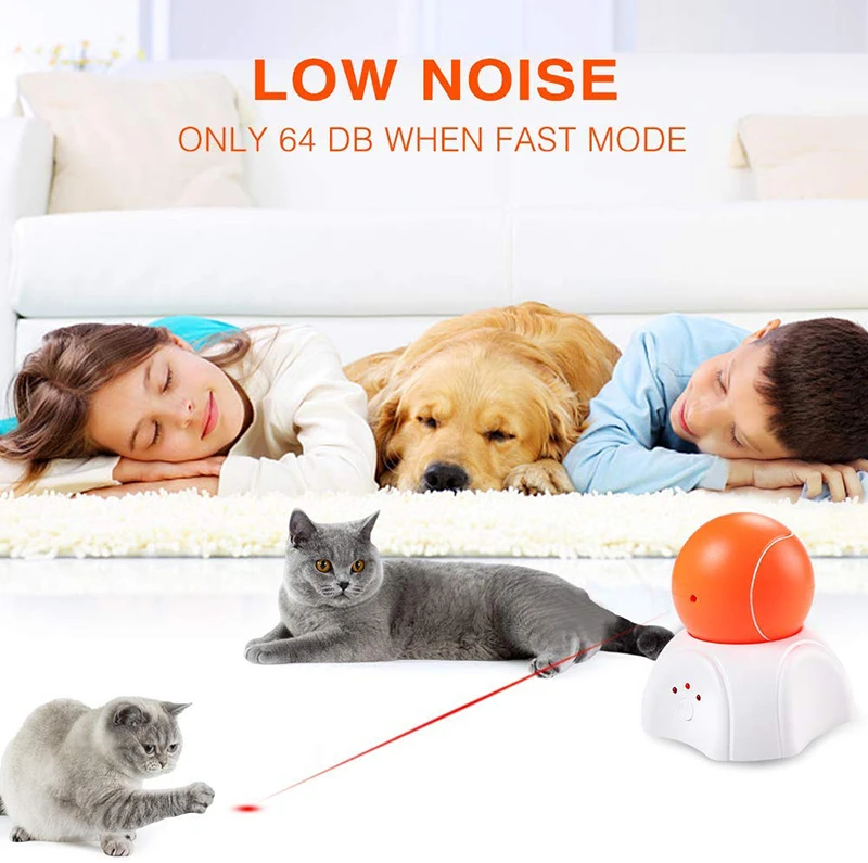 Мезнуг лазерный кот игрушки интерактивный автоматический 360 градусов