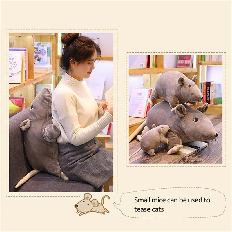 

Super Imitation Mouse, Soft Plush Mouse, Stuffed Doll, Stuffed Animal, Pet