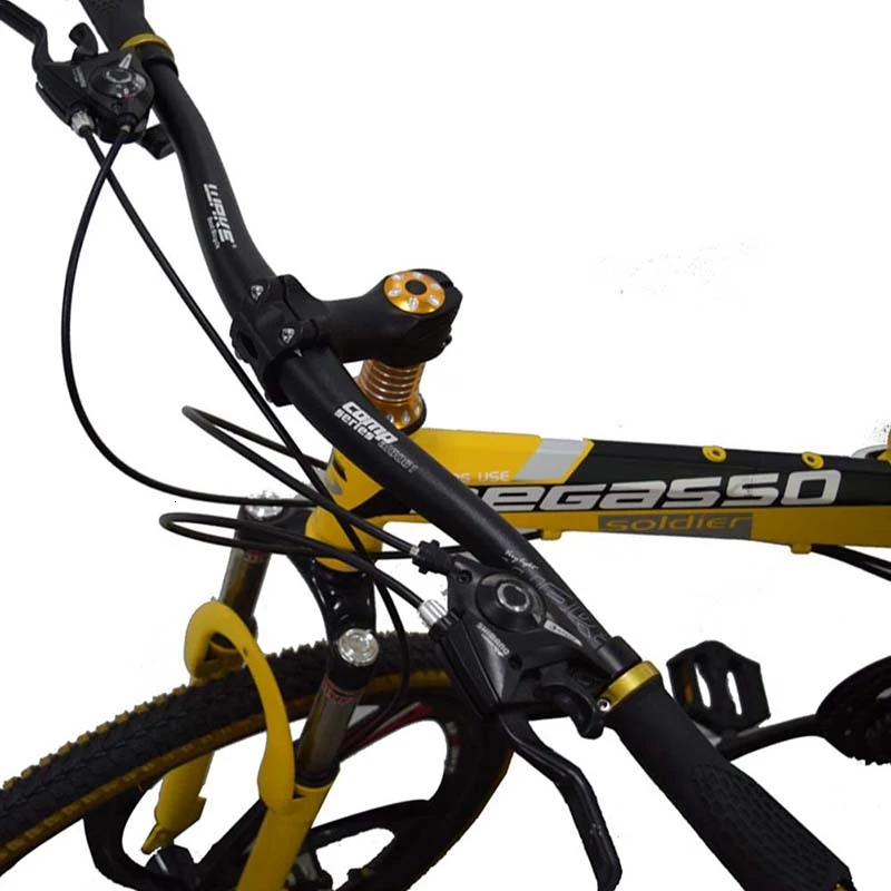 Велосипедный руль Алюминий сплав Аксессуары для велосипеда MTB руль для велосипеда, руль для шоссейного велосипеда, руль мульти-Цвета 720/740/760/780*31,8 мм