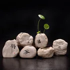 Креативная ручная роспись, керамическая ваза в китайском стиле, украшение для дома, цветок, плагин, настольный керамический гидропонный цветок