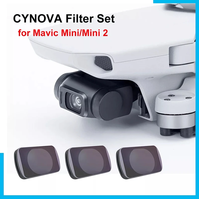 

Фильтр объектива CYNOVA для камеры DJI Mavic Mini/Mini 2 UV ND4 ND8 ND16 ND32 CPL ND/PL профессиональные аксессуары для дрона