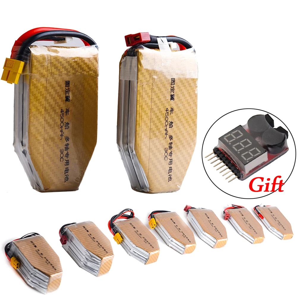 Радиоуправляемый аккумулятор. Литий полимерный аккумулятор 7 4 В/11 1 В/14 8 в/22 2 в 4500