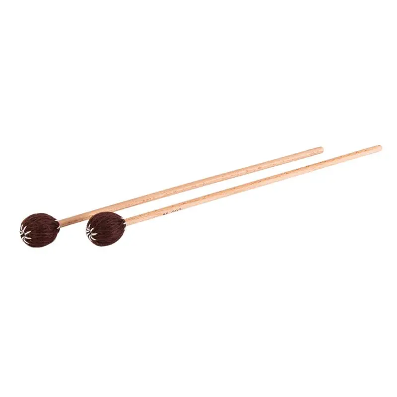 

Marimba Mallets, Uspacific 1 Pair Medium Hard Yarn With Beech Handle