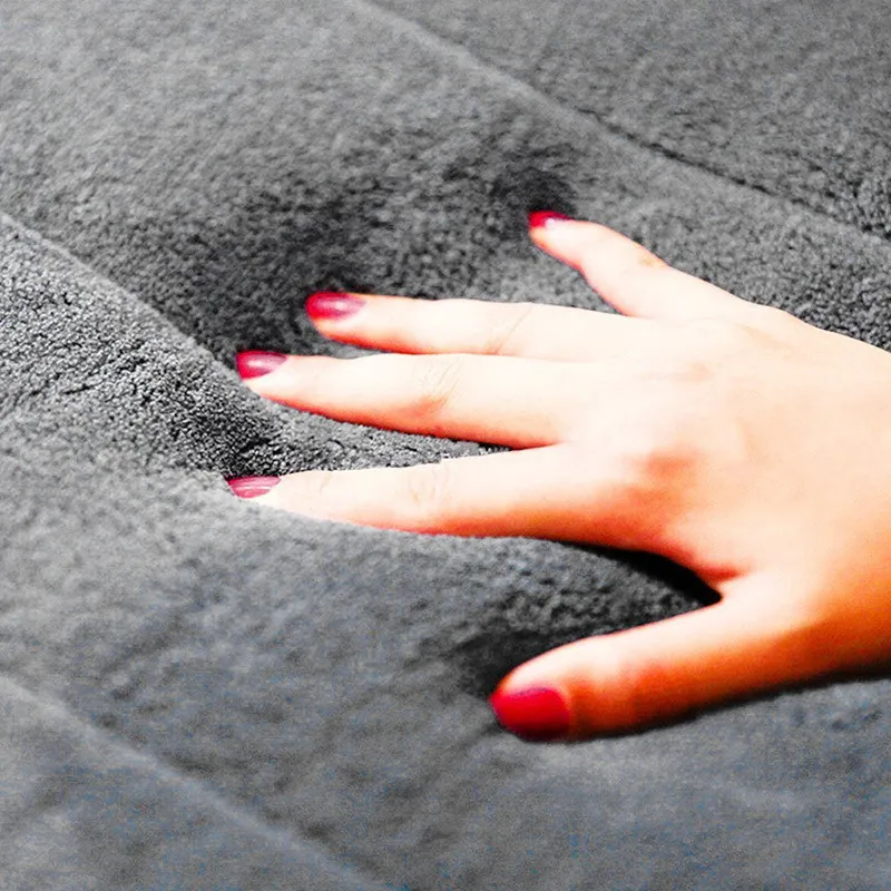 

Bathroom Non-Slip Mat Thick Coral Fleece Memory Foam Memory Absorbent Mat Bedroom Anti-Slip Mat Kitchen Pad Pedal Pad
