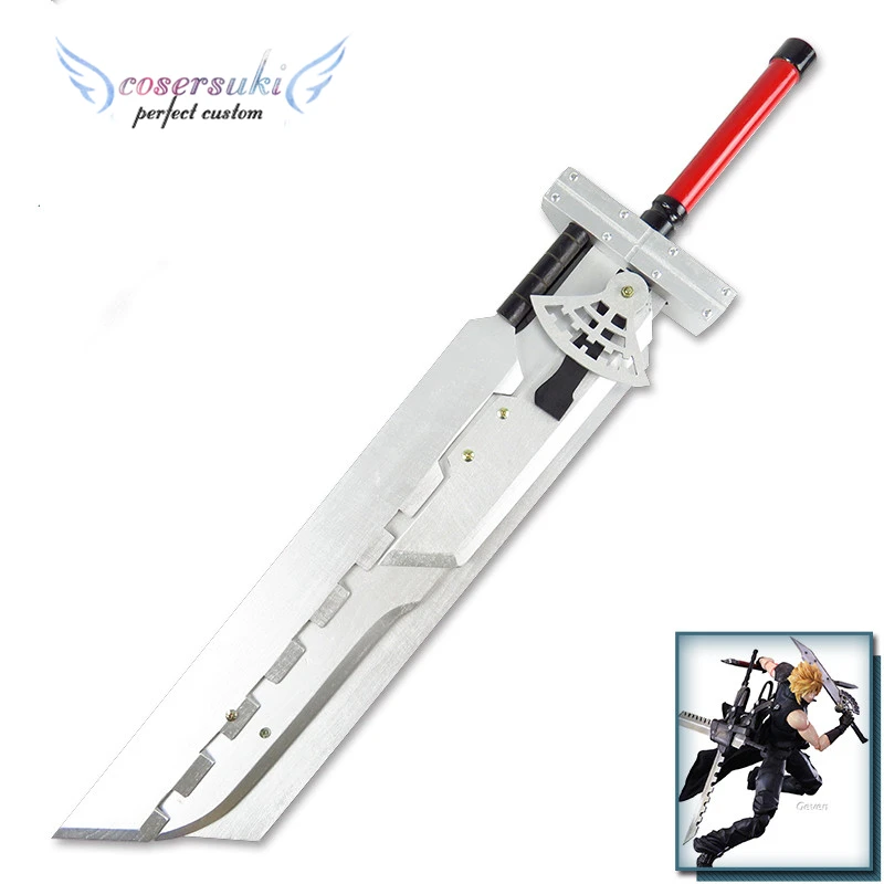 Final Fantasy VII FF7 Cloud Strife съемный реквизит деревянное оружие 110 см для косплея меч|cosplay
