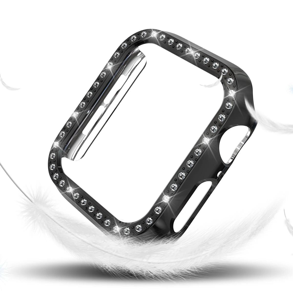 Блестящий чехол из поликарбоната для Apple Watch 4, 40 мм, 44 мм, защитная оболочка, бампер для iWatch 44, 40 мм, серия 5, чехлы для часов, крышка, рамка