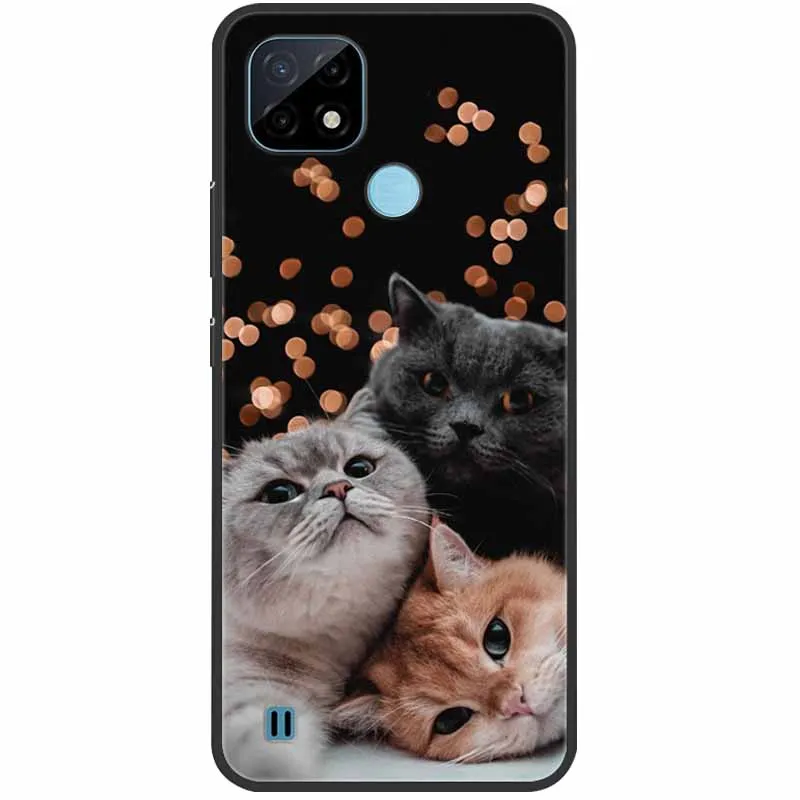 for oppo realme c21y case new fashion soft silicone cover for oppo realme c21y phone cases protective realmi c21 c 21 y capa cat free global shipping