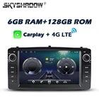 Автомобильный DVD-плеер, 7 дюймов, DSP, Android 11,0, 6 ГБ + 128 ГБ, GPS, Wi-Fi, Bluetooth 5,0, RDS, радио для TOYOTA Corolla E120 e 120 BYD F3