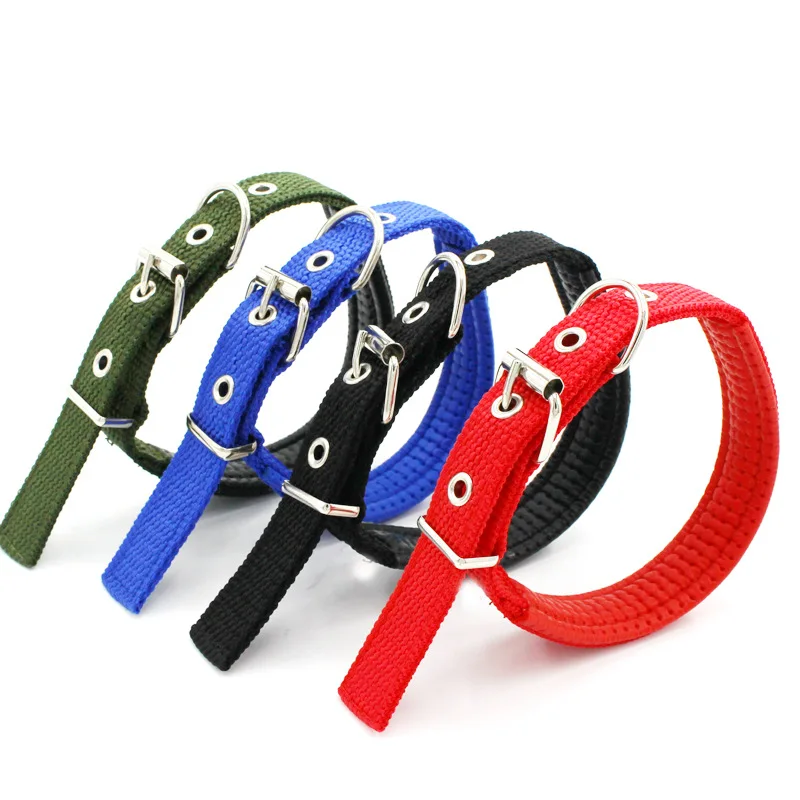Adjustable Nylon Dog Collars Pet Charm Necklace Collar for Little Dogs Cat Supplies Acessorios | Дом и сад