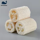 Скребок для тела из натуральной люфы 3 шт., отшелушивающая губка для ванны, целлюлозный спонж для душа, для приготовления кухонного мыла