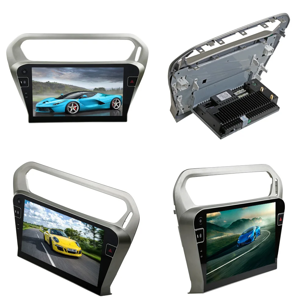 Sinosmart 2.5D ips/QLED экран Android 8,1 автомобильный радиоприемник с навигацией GPS для peugeot 301 2013
