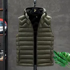 Брендовая крокодиловая, мужской жилет, новая зимняя одежда для мальчиков на белом утином пуху жилет Ультралегкая куртка-жилет Модные мужские повседневные куртки пальто Свободный жилет