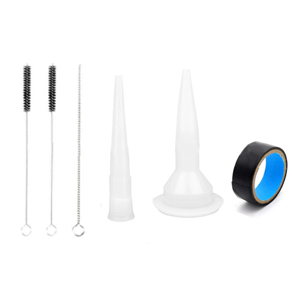 

27Pcs/set Durable Stainless Steel Glue Nozzle Caulking Finishing Tool Brush Tape Filler Set Tool Parts