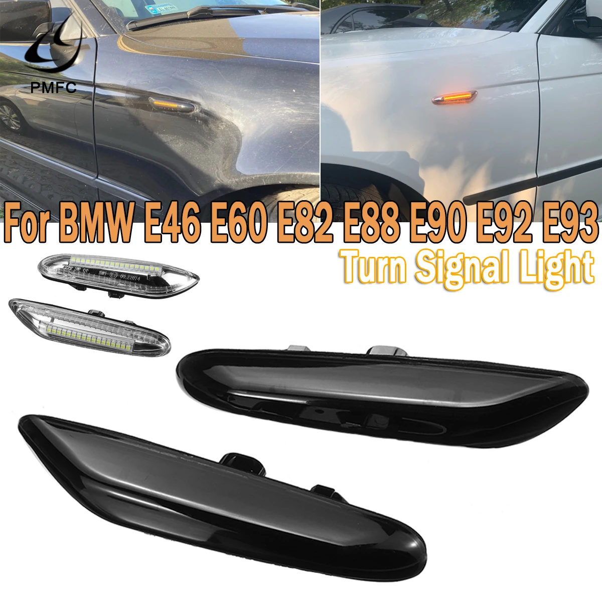 Светодиодсветодиодный Автомобильные Боковые габаритные огни PMFC 2 шт.