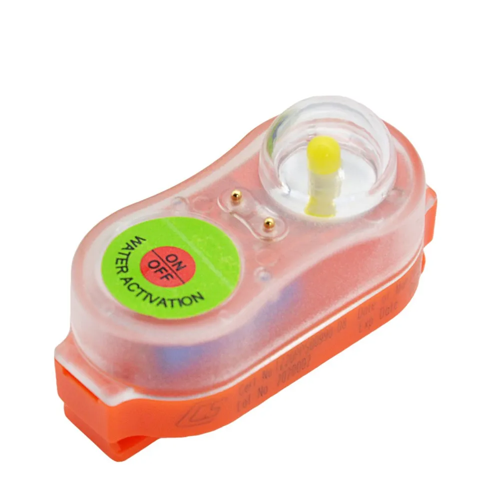 Outdoor Seawater Signal Vest Emergency Life Jacket Light Survivor Locator Lights Saving Flashlight Conspicuous Attract Ligh | Спорт и