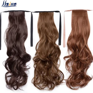 Термостойкие прямые волосы из синтетического волокна, 1822 дюйма, 30 дюймов, с конским хвостом, искусственные волосы для наращивания, конский хвост