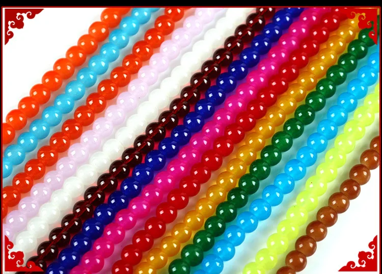 

«Сделай сам» с украшением в виде кристаллов бесцветный цветное стекло имитация нефритовые бусины цветные шарики бусины ручной работы ювел...